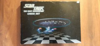 Chess Set - Star Trek The Next Generation Chess Set 1999 Complete