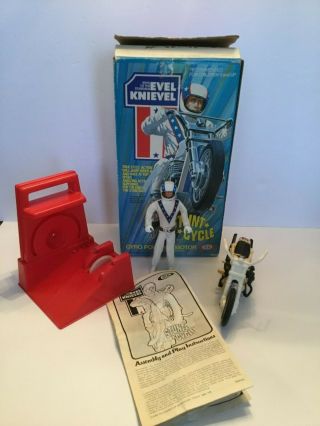 Vintage 1973 Evel Knievel Stunt Cycle By Ideal Toys 3407 - 4
