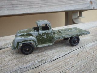 Vintage Tootsietoy Green Metal Truck To Haul Trailer Toy Chicago 24 Usa