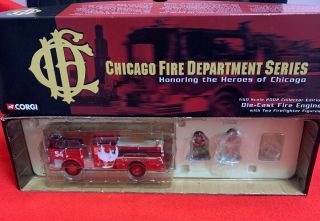 50803 Corgi Chicago Fire Department Seagrave J Engine 2002 Edition