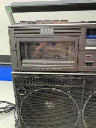 (G) Vintage Magnavox D8443 Power Player,  Ghetto Blaster 5 Speaker System Boombox 3