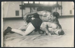 1918 Joe Stecher Large Vintage Photo Of Wrestling Legend