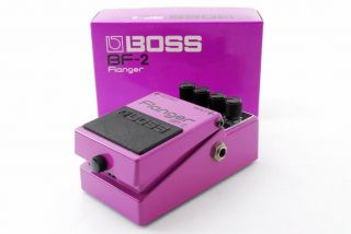 Boss Bf - 2 Flanger Vintage 1984 Guitar Effects Pedal Mij Japan [exc,  ] 12024a