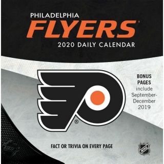 Turner Licensing,  2020 Calendars Philadelphia Flyers Desk Calendar With Adhesive