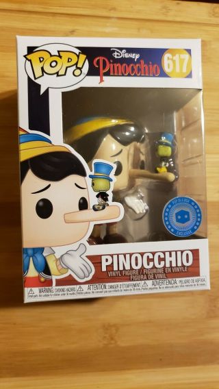 Funko Pop Pinocchio With Jiminy Cricket 617 Pop In A Box,  Protector
