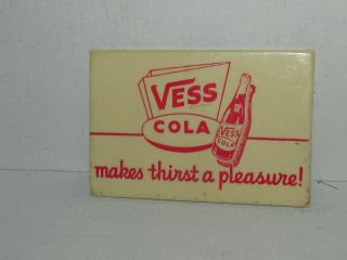 Vintage Rare Vess Cola Pocket Mirror