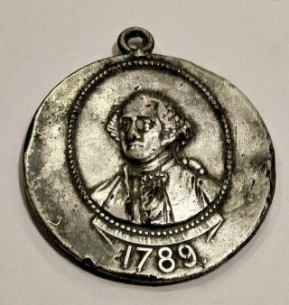 1889 Harrison Morton Inaugural Badge Washington Centennial Medal