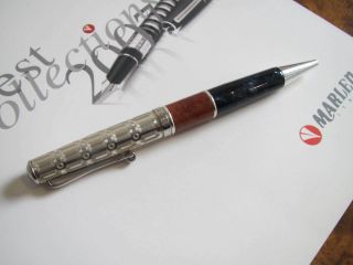 Marlen Velazquez Ornate - Cap Sterling Silver Ballpoint Pen