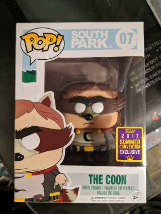 Funko Pop The Coon - South Park - Cartman - Hot Topic 2017 Sdcc 07