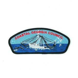 Coastal Georgia Council Ga I - Tsu - La Oa Lodge 99 Bsa Sailboat Dolphin Csp
