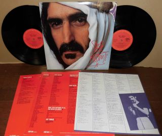 Frank Zappa Sheik Yerbouti 1979 Japan 2 Lp Master Sound 76 Cbs/sony 40ap 1357 8