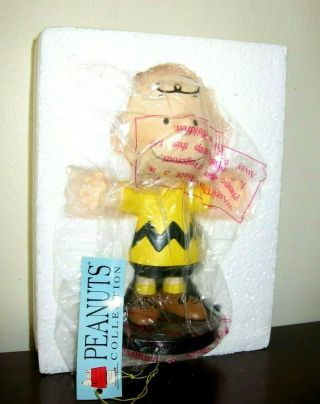 Charlie Brown Bobblehead Nodder - Westland Giftware - Mib,  Nrfb - Pristine