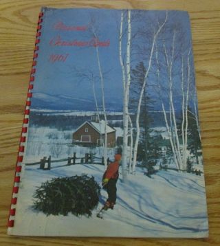 1961 Personal Christmas Cards Salesman Sample Book Booklet 19 Cards