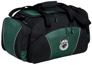 Norwegian Elkhound Embroidered Duffel Bag