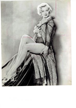 Vintage Marilyn Monroe Photo 20th Century Fox Photo 1954 Publicity Photo