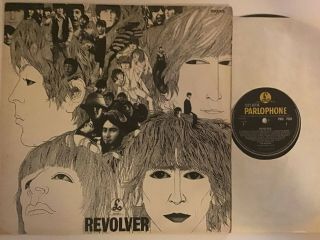 The Beatles Revolver Parlophone Yellow & Black Uk 1966 Lp