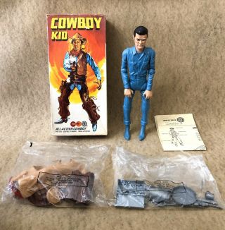 Marx Johnny West Uk Cowboy Kid Box Set Complete All & Very Rare
