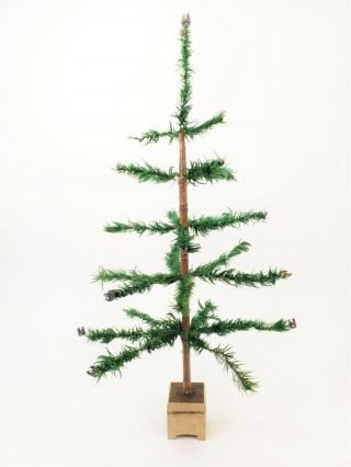 Antique German Feather Christmas Tree 26 " Ca1910