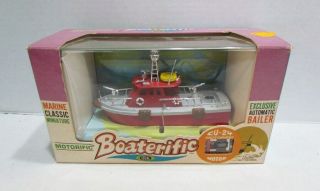 Ideal 1968 Motorific Boaterific Mighty Blaze Fire Boat Nmib