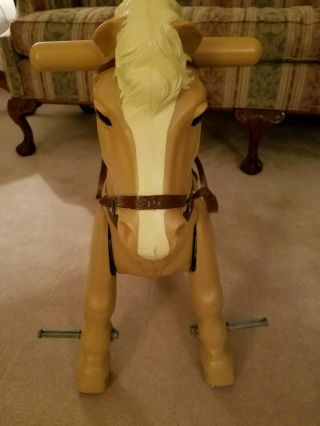 Vintage Marvel The Mustang from Marx Ride - on Bouncy Horse 24 