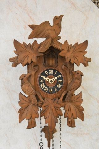 Vintage 8 Day Cuckoo Clock Cuckoo Clock Mfg.  Co.  Made In Germany