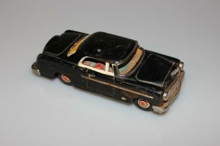 Vintage Tin Friction Litho Car Continental Toy Black Made In Japan M27