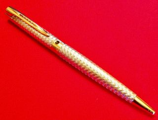 Waterman L’etalon Sterling Silver And Gold Ballpoint Pen