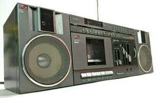 Vintage Panasonic Rx - C60 Boombox Ghettoblaster Am/fm Stereo Cassette Deck Radio