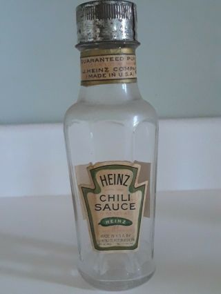 Heinz Chili Sauce,  Pittsburgh Pa,  12 Oz 8 In Ht