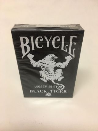 Bicycle Black Tiger Legacy Edition Playing Cards