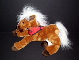 Wells Fargo Bank Dandy Plush Pony Horse Brown White Legendary Stuffed 2003