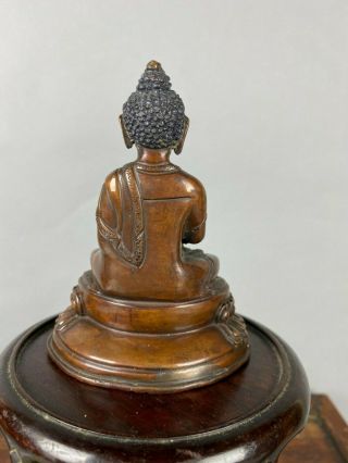 17th/18th C.  Chinese Bronze Figure of Buddha 3