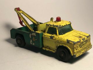 Vintage Matchbox Series Dodge Wreck Truck No 13 Made In England By Lesney