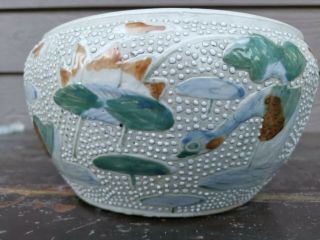 From Philip’s 17miles Old Estate Ming Porcelain Duck Washer Pot Asian China