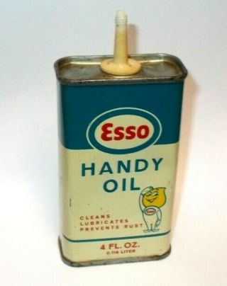 Vintage Esso Handy Oil 4 Oz.  Empty Can