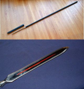 H09 Japanese Samurai Sword: Yari Spear In Full Koshirae 234.  0 Cm