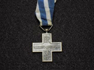 Italian Republic Wwii " Merit Of War " Cross Medal