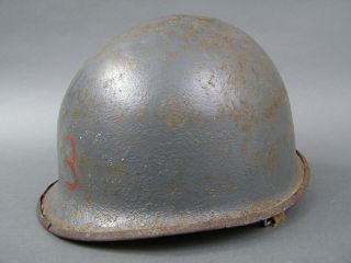 Us Wwii M1 Helmet  With Post War Liner