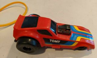 Vint.  70s Tomy Kenner Ssp Style Rip Cord Ripcord Drag Racer Funny Car W/ Sparks