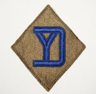 26th Infantry Division Greenback Patch Wwii Us Army P9050