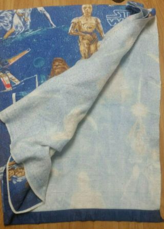 Vintage Star Wars Bedding TWIN Bed Top Blanket Bedspread 3
