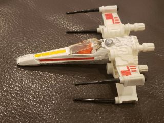 Vintage 1978 Star Wars Die Cast X - Wing Fighter Complete With Canopy