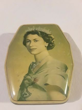 A Souvenir Of The Coronation Of H.  M.  Queen Elizabeth Ii 1953 Tin