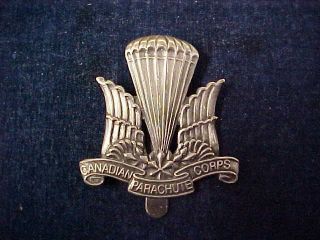 Vintage Cap Badge Canadian Airborne Paratrooper