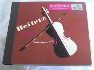 Jascha Heifetz/heifetz Encores/4 78s/rca Victor M - 1158/unplayed Old Stock