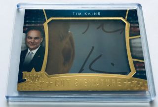 Decision 2016 Tim Kaine Cut Signature Autograph Card Series 2 - Scarce Card