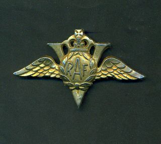 Great Britain Royal Air Force Raf Victory Wwii Wings Badge