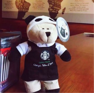 Authentic Starbucks China 2019 Chengdu Taikooli Panda Bearista Bear Plush Toy