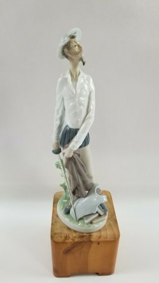 Signed Lladro Don Quixote Standing Up 4854 11 3/4 " Dated 9 - 26 - 00 M.  C.  Lladro