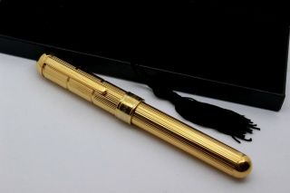 Yves Saint Laurent Dickie Fuller - Fountain Pen - Gold Column Finishing - 90s - Box (ysl)